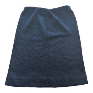Vintage Elastic Waist Wool Skirt